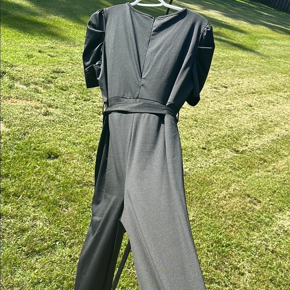 Sleek Black Belted Jumpsuit Women’s Plus Size XXL NWOT - Picture 4 of 5